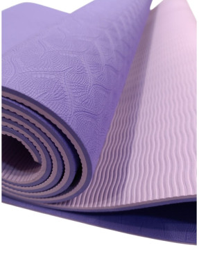 Коврик для йоги " tpe "  6 мм Bavar Sport